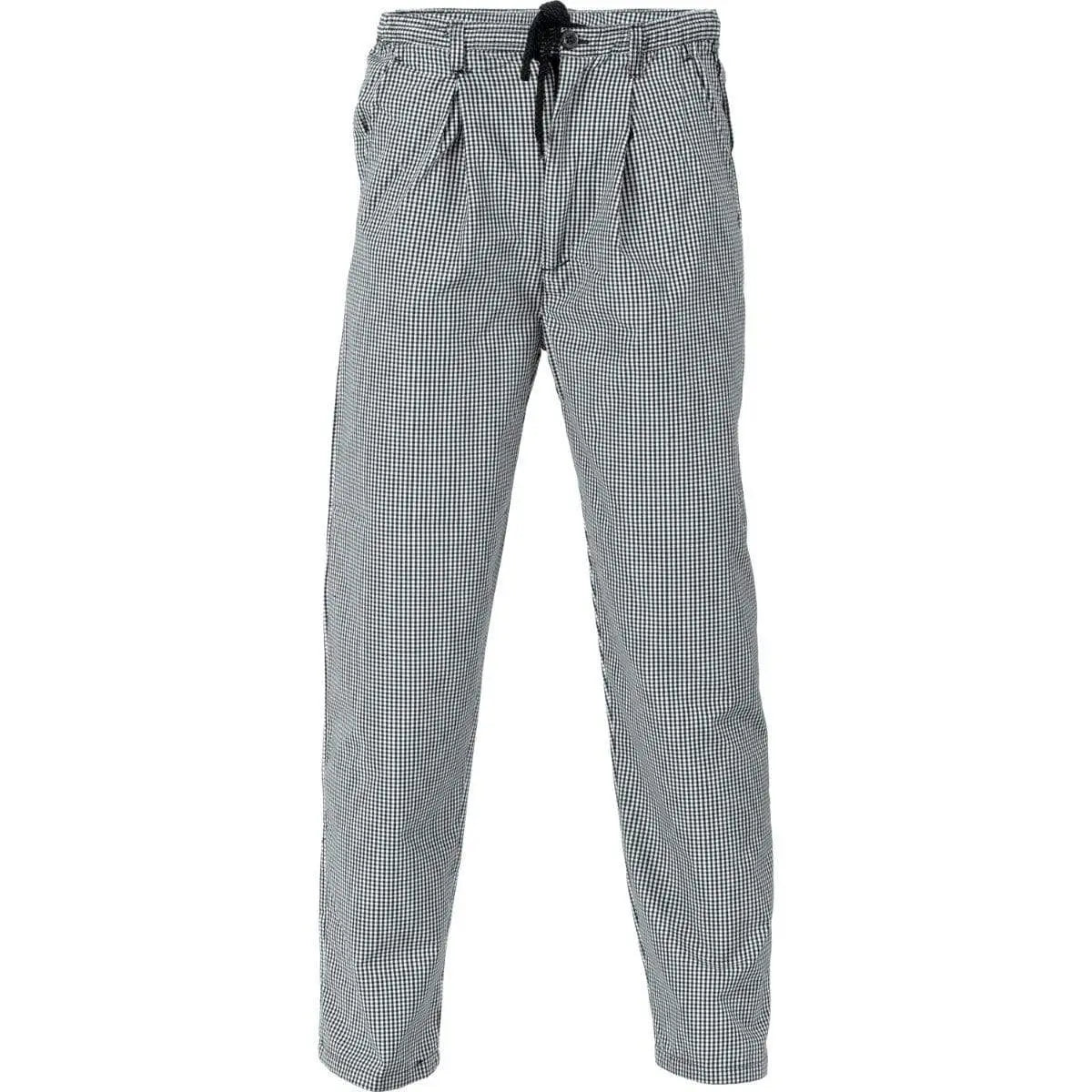 DNC Workwear Hospitality & Chefwear Black & White Check / XS DNC WORKWEAR Polyester Cotton 3-in-1 Pants 1503